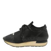 Balenciaga Vintage Pre-owned Laeder sneakers Black, Dam