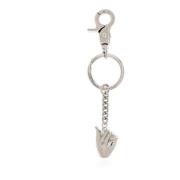 Y/Project Nyckelring med charm Gray, Unisex