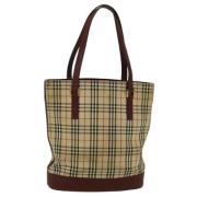 Burberry Vintage Pre-owned Canvas totevskor Multicolor, Dam