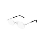 Montblanc Stilfulla Glasögon för Elegant Look Gray, Unisex