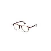 Tom Ford Stiliga färgade Havana-glasögon Brown, Unisex