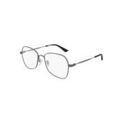 Alexander McQueen Stiliga Glasögon för Hissad Stil Gray, Unisex