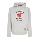 Mitchell & Ness NBA Team Logo Hoodie Grey Marl Gray, Herr