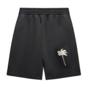 Palm Angels Shorts med logotyp Gray, Herr