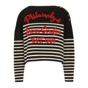 Philosophy di Lorenzo Serafini Round-neck Knitwear Multicolor, Dam