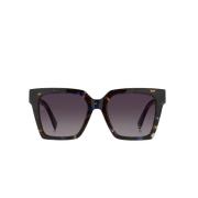 Tommy Hilfiger Kvadratiska Acetat solglasögon i mörkbrun Multicolor, D...