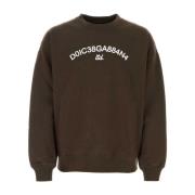 Dolce & Gabbana Sweatshirts Brown, Herr
