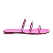 Giuseppe Zanotti Flat Sandals Pink, Dam