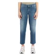 Don The Fuller Cropped Jeans Blue, Dam
