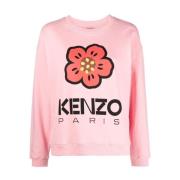 Kenzo Vanlig Sweatshirt Pink, Dam