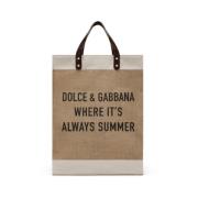 Dolce & Gabbana Straight Trousers Beige, Herr
