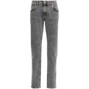 Etro Slim-fit Jeans Gray, Herr