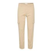 Part Two Tapered Trousers Beige, Dam