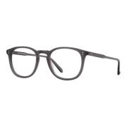 Garrett Leight Matte Grey Crystal Eyewear Frames Kinney Gray, Unisex