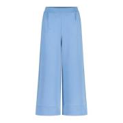 Rich & Royal Wide Trousers Blue, Dam