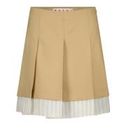 Marni Short Skirts Brown, Dam