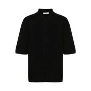 Lemaire Short Sleeve Shirts Black, Herr