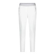 Raffaello Rossi Slim-fit Trousers White, Dam