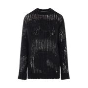 Acne Studios Round-neck Knitwear Black, Dam