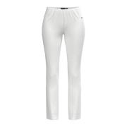 LauRie Slim-fit Trousers White, Dam