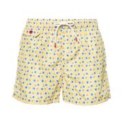 Kiton Beachwear Yellow, Herr