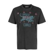 Just Cavalli T-Shirts Black, Herr