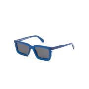 Off White Oeri113 4507 Sunglasses Blue, Unisex