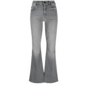 Mother Weekend Fray Jeans Gray, Dam