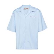 Marni Short Sleeve Shirts Blue, Herr