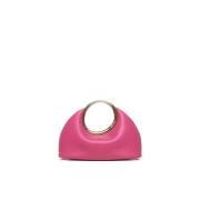 Jacquemus Rosa Mini Ringväska med Magnetisk Stängning Pink, Dam