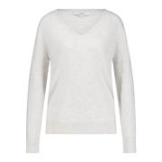 Vince V-neck Knitwear Beige, Dam