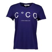 Co'Couture T-Shirts Blue, Dam