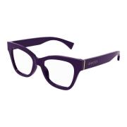 Gucci Violet Eyewear Frames Purple, Unisex