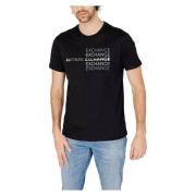 Armani Exchange T-Shirts Black, Herr