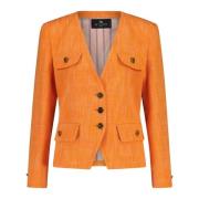 Etro Blazers Orange, Dam