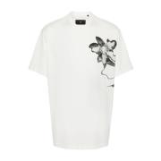 Y-3 Naturinspirerad Grafisk T-shirt White, Herr