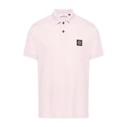 Stone Island Polo Shirts Pink, Herr