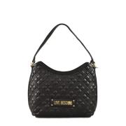 Love Moschino Handbags Black, Dam