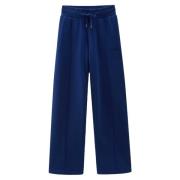 Woolrich Straight Trousers Blue, Dam