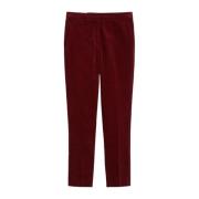 Iblues Straight Trousers Red, Dam