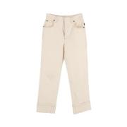 Chloé Pre-owned Pre-owned Bomull jeans White, Dam