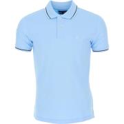 Emporio Armani Ljusblå T-shirts och Polos Blue, Herr
