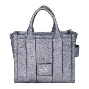 Marc Jacobs Galactic Glitter Mini Tote Väska Gray, Dam