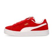 Puma Röd/Vit Suede XL Streetwear Sneaker Red, Herr