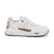 Premiata MultiColour Mase Sneakers Nittiotal Stil White, Dam