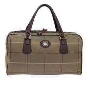 Burberry Vintage Pre-owned Tyg resvskor Brown, Dam