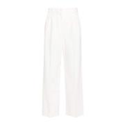 A.p.c. Wide Trousers White, Dam