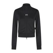 Courrèges Svart Interlock Tracksuit Jacka Black, Dam