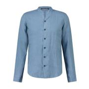 Hannes Roether Casual Shirts Blue, Herr