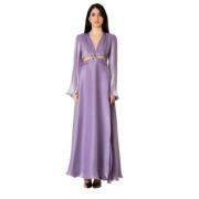 Actualee Maxi Dresses Purple, Dam